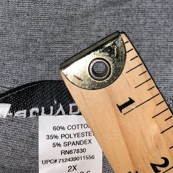 Cathy Daniels 2X pull on pants gray ankle crop soft stretchy plus size 20W 18W - Picture 4 of 6